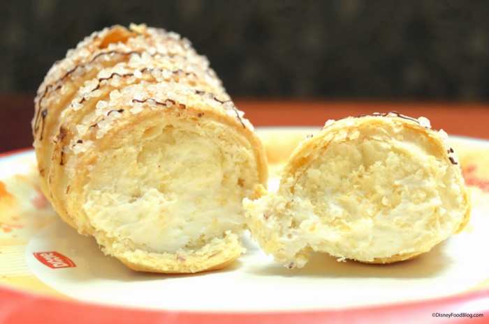 Cream Puff Cut in Half
