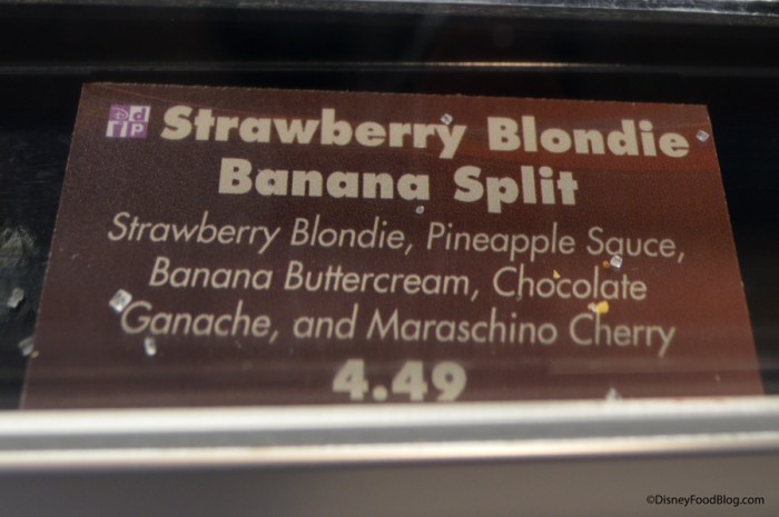 Strawberry Blondie Banana Split Sign