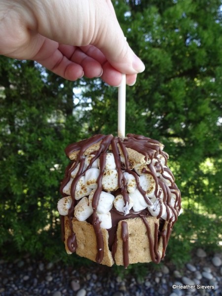 Gourmet S'mores Caramel Apple