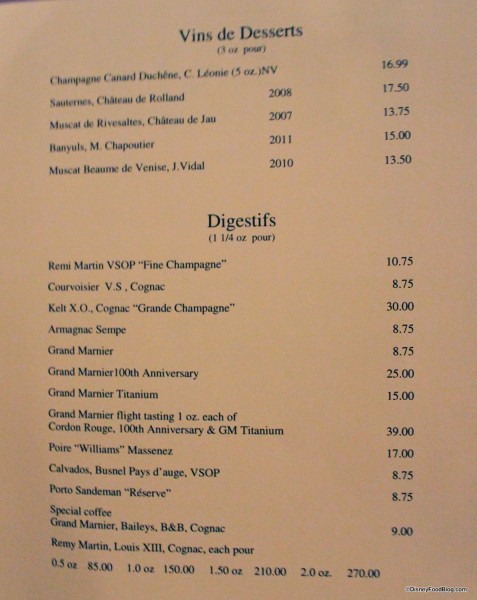 Monsieur Paul Menu