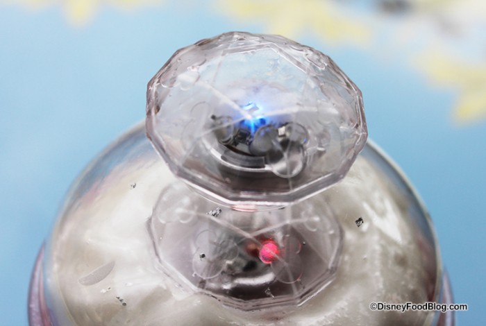 Glow cube on  Frozen Pomegranate Silver Sparkler