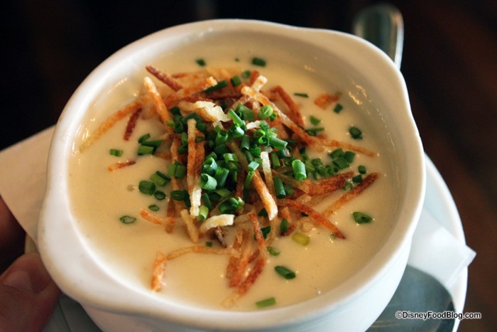 Crock of Potato and Leek Soup