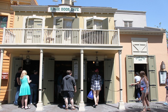 Stage Door Cafe Sign