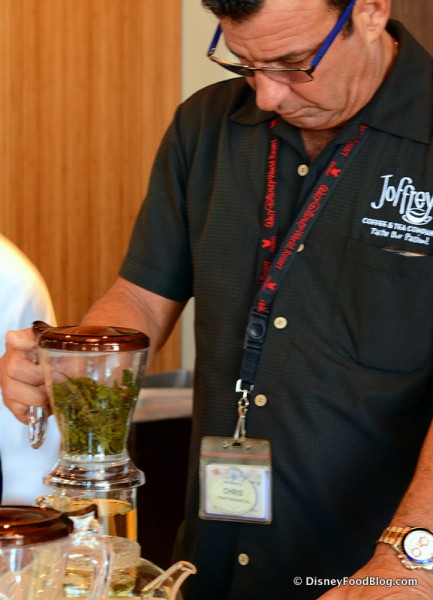 Preparing the Citrus Sorbet