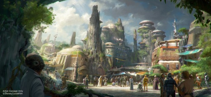 Star Wars Land Concept Art ©Disney