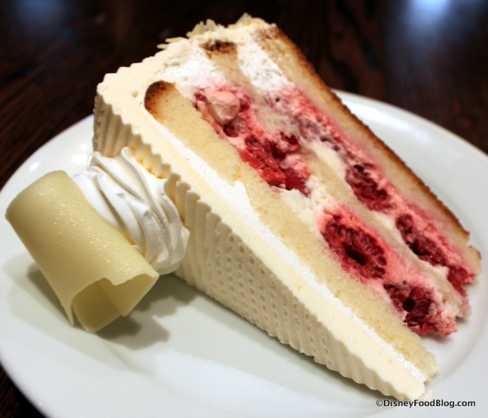 White Chocolate Raspberry Cake