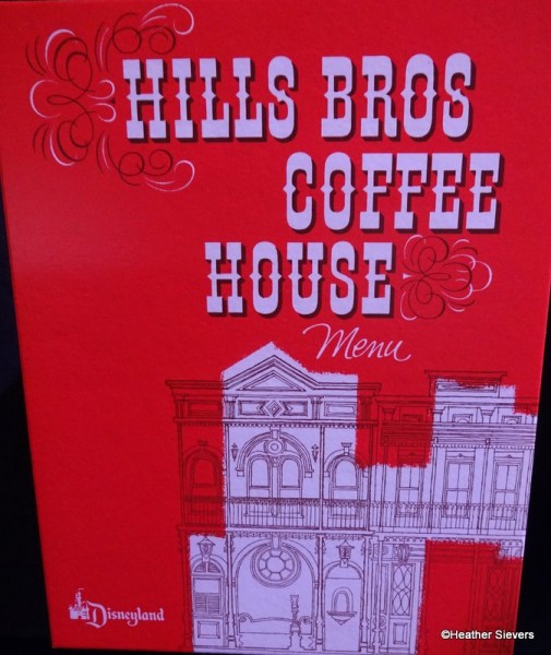 Hills Bros Coffee House Menu