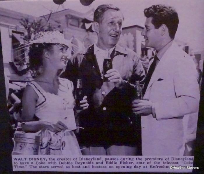 Walt Drinking a Coke on Opening Day