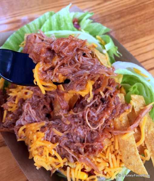 Fairfax Salad -- Up Close of Barbecue Pork