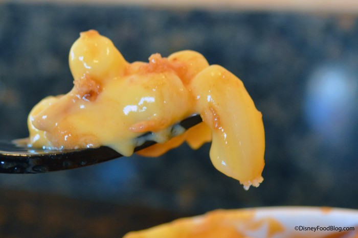Barbecue Macaroni and Cheese Closeup 