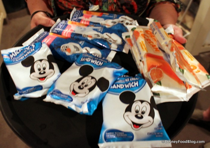 Frozen Treats Were Passed by Cast Members