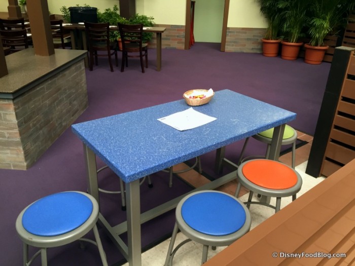 Coloring Table at the Vineyard Stage