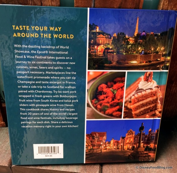 Food and Wine Festival Cookbook -- Back Cover