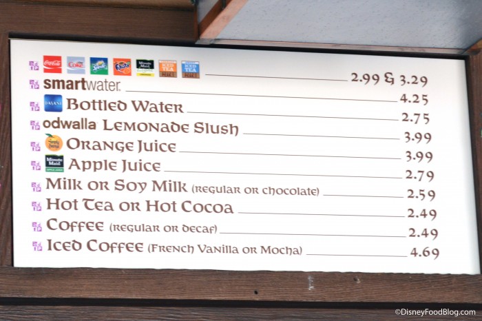 Friar's Nook Menu
