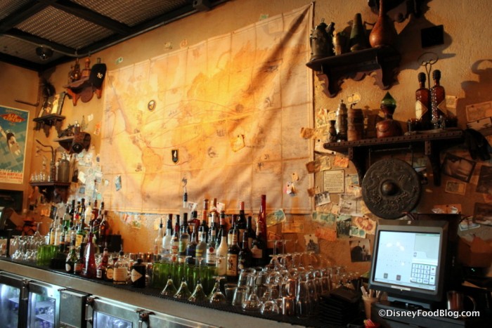 Jock Linsey's Hangar Bar Map