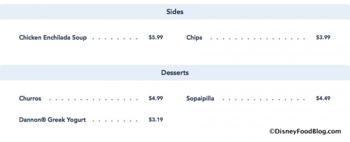 Screenshot of New Sides and Desserts at Pecos Bill's