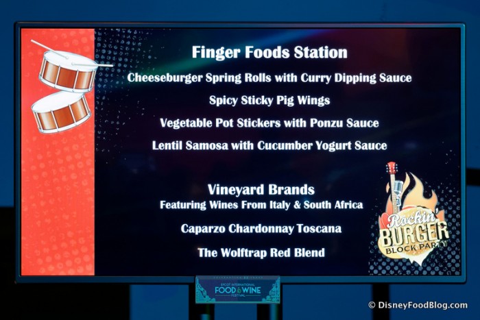 Finger Foods Station