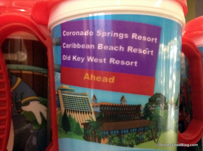 Magic Kingdom Resorts and Road Sign