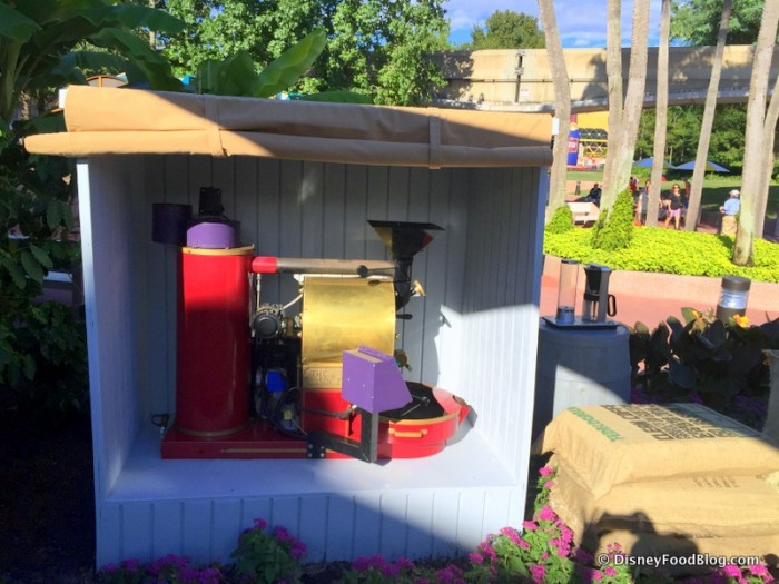 Roasting Coffee in the Middle of Epcot!