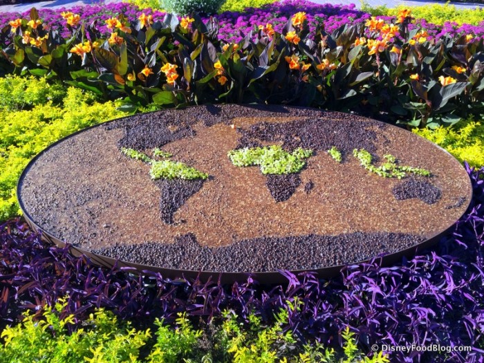 A Map of the Coffee World...in Coffee