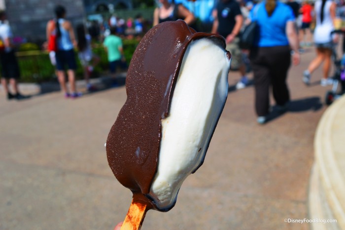Inside of the Premium Mickey Ice Cream Sandwich