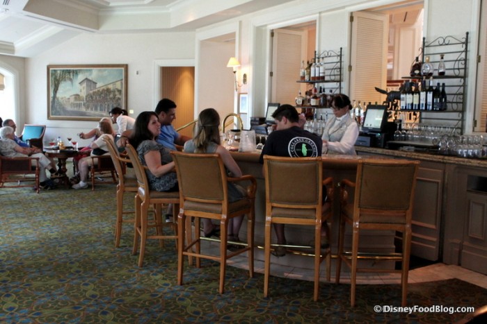 Mizner's Lounge -- The Bar Area