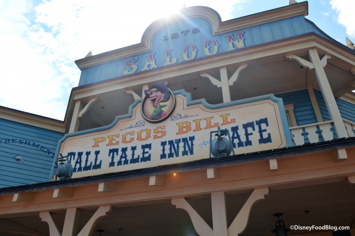 Pecos Bill Tall Tale Inn and Cafe Sign