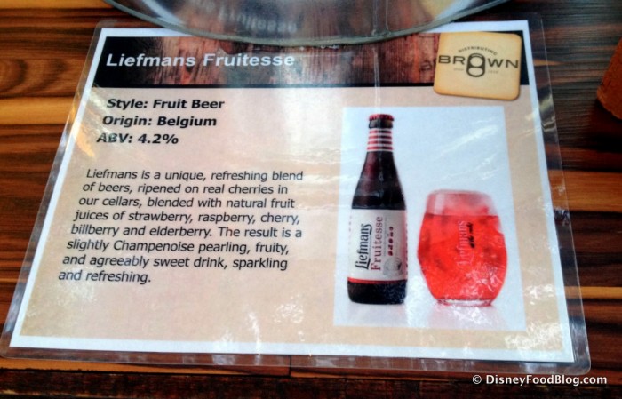 Liefmans Fruitesse Information