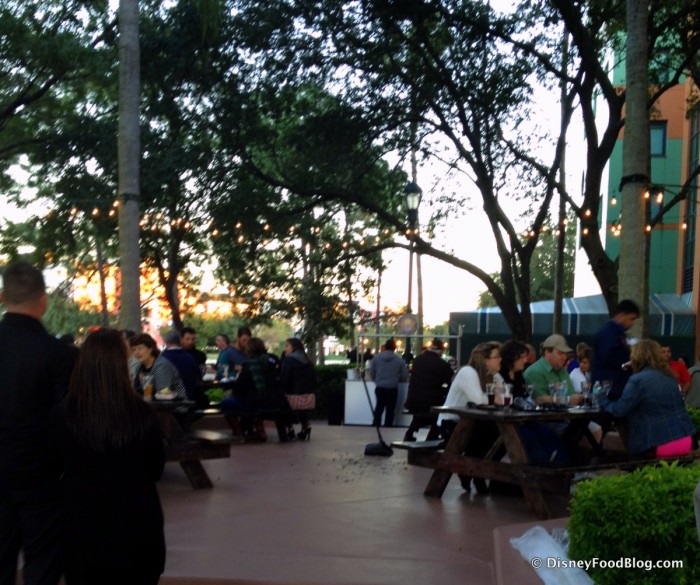 The Beer Garden Last Year