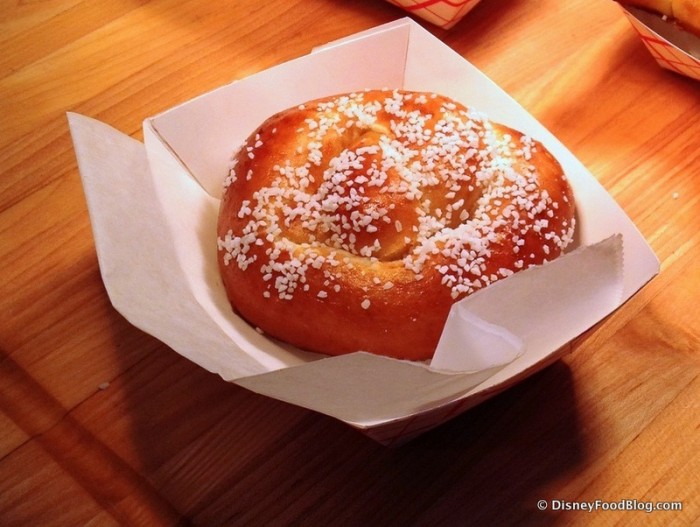 Made to Order Soft Pretzels Served Warm in the Beer Garden