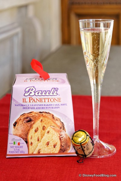 Panettone and Prosecco