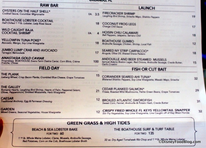Lunch Menu 1