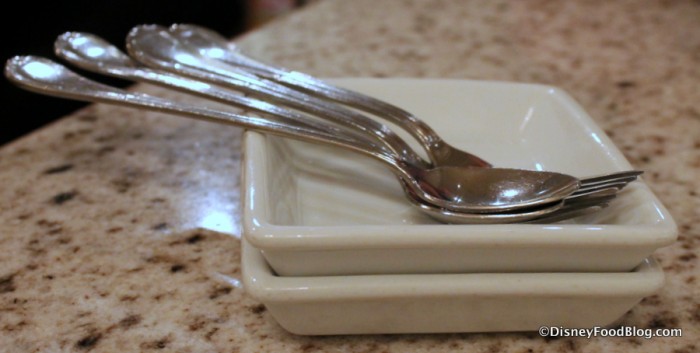 Plates and Utensils for the Fondue