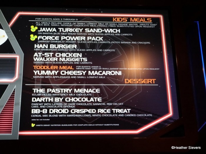 Kids Menu & Desserts Menu