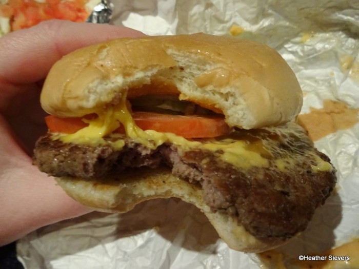 Cheese-3PO Burger Close Up