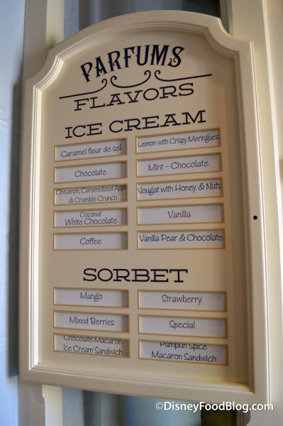Ice Cream and Sorbet Flavor