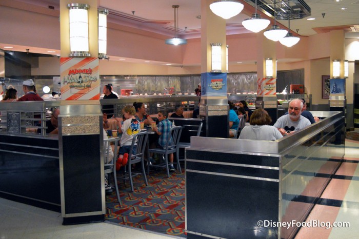 Banners around the Dining Area