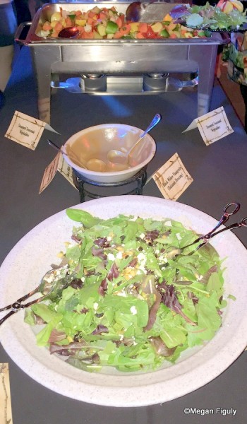 Spinach and Lettuce Salad with Feta