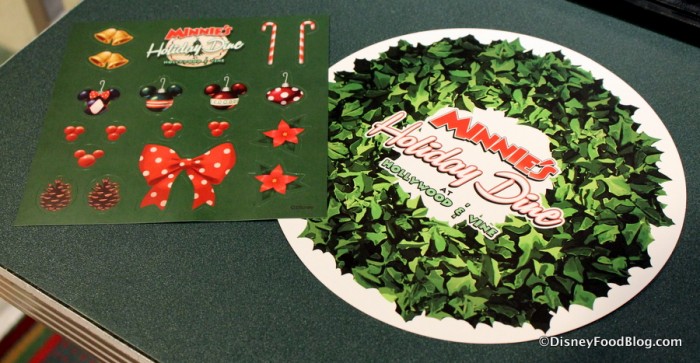 Paper Wreath and Stickers