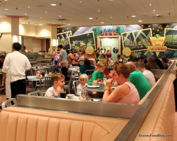 Hollywood and Vine Dining Area