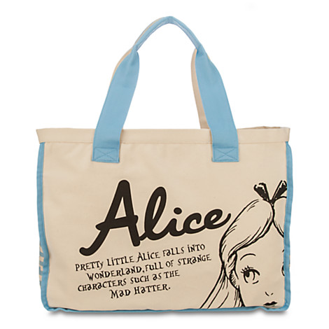 Alice in Wonderland Tote -- Back