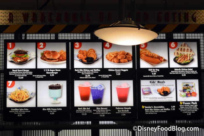 New Menu At Backlot Express