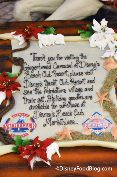 Beach Club Carousel sign