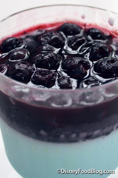 Blue Panna Cotta