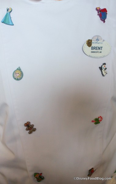 Contemporary Resort holiday chef coat decor