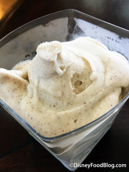 Close Up Of The Gingerbread Gelato