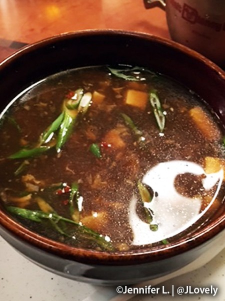 Ginger's "Croc" of Hot-and-Sour Soup