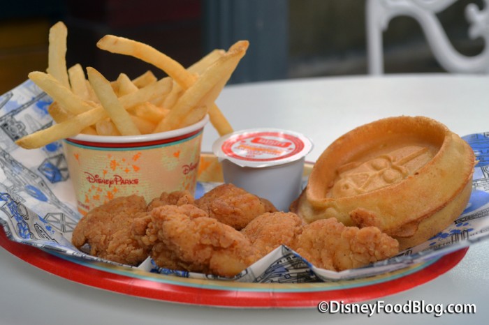 Padawan Dark Side Chicken And Waffles