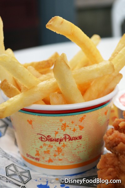 French Fries In The Padawan Dark Side Chicken And Waffles