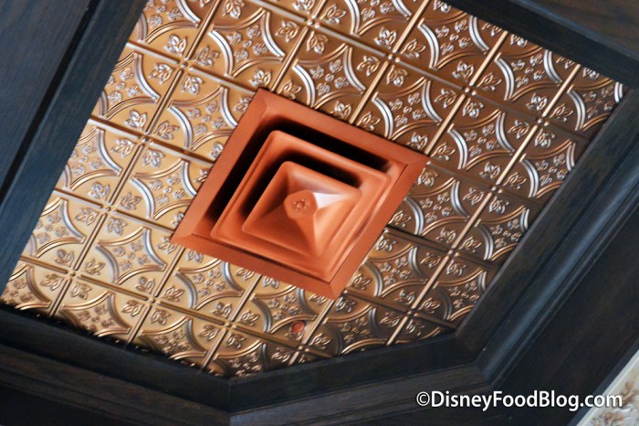 Copper Tiled Ceiling